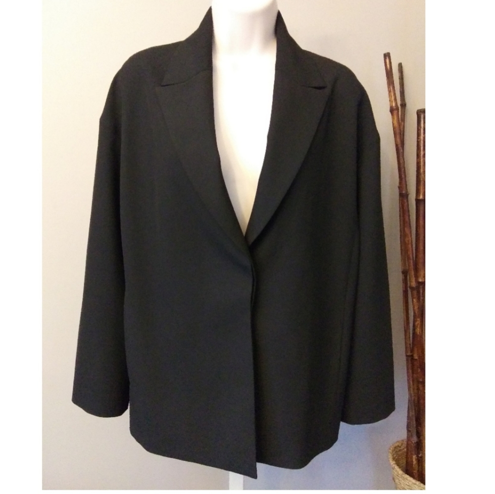 ZARA black loose fit blazer size XS